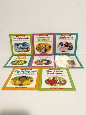 Scholastic Folk and Fairy Tale Easy Readers Little Early Book Lot Beginner Books